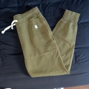 Todd Snyder x Champion vintage olive green cotton sweatpants